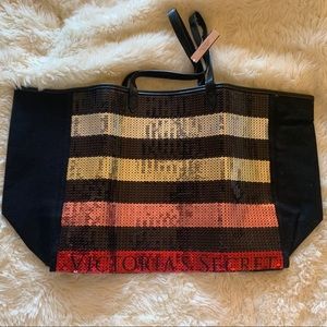 NWT Victoria’s Secret sequin tote